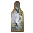 thumbnail image 2 of KuzmarK Wine & Cheese Glass Cutting Board Wood Box Gift Set - Piebald Gypsy Cob with Lilacs and Violets Horse Art by Denise Every, 2 of 2
