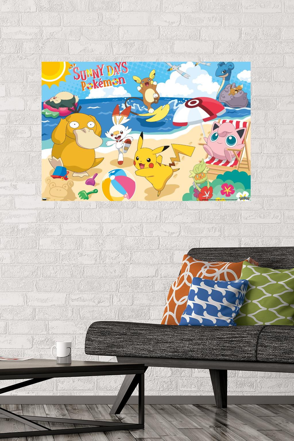 Pokémon - Beach Party Wall Poster, 22.375" x 34"