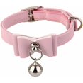 thumbnail image 1 of Collar Ajustable con Colgante Campana para Gatito Gato Rosa, 1 of 5
