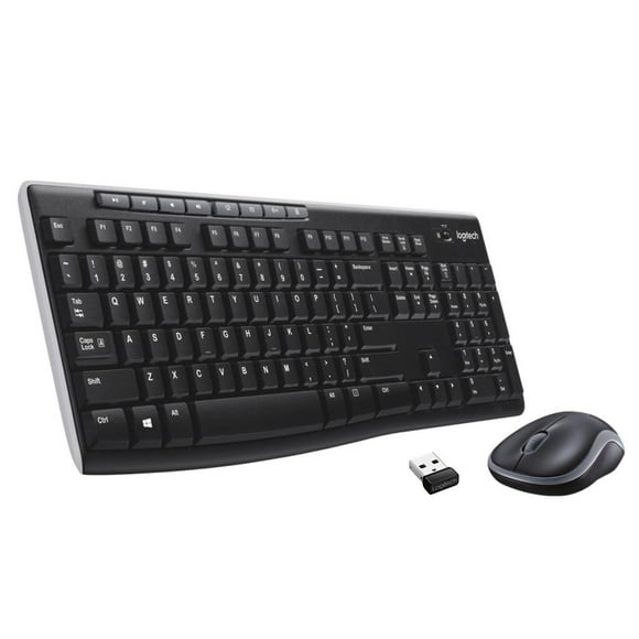 Logitech Wireless Keyboard and Mouse Combo for Windows, 2.4 GHz Wireless, Compact Mouse, 8 Multimedia and Shortcut Keys, 2-Year Battery Life, for PC, Laptop, Favourite wireless combo !