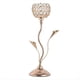 thumbnail image 1 of Candelabro de Cristal Dorado, Candelabro con Forma de Flor de Hierro, PequeñO Juego de Candelabros Vintage para Centro de Mesa,L, 1 of 5