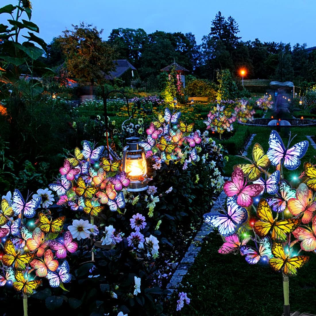 Qoosea Solar Butterfly Garden Lights, 2-Pack photo 5