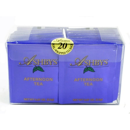 Ashbys Afternoon Tea Bags, 20 Count Box (Best Place To Have Afternoon Tea In London)