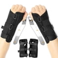 thumbnail image 2 of Breathable Forearm and Wrist Support Splint Brace DoubleFixation Wrist Brace for Carpal Tunnel,Adjustable Night Wrist Sleep Support Forearm Immobilizer Brace Splints,9 inch 1/2/3/4PCS, 2 of 8