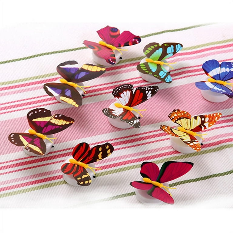 3D Craft Butterflies Kids Wall Decor 12-Pack