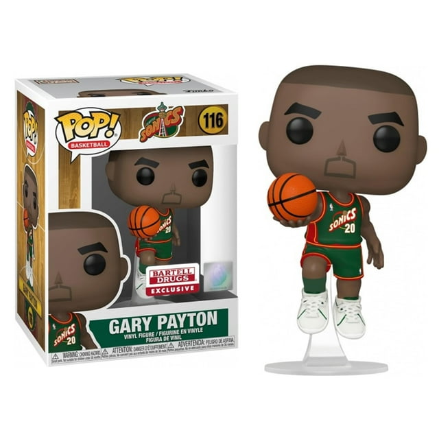 Figura de vinilo Funko NBA POP Gary Payton 96 Sonics Road 9,5 cm