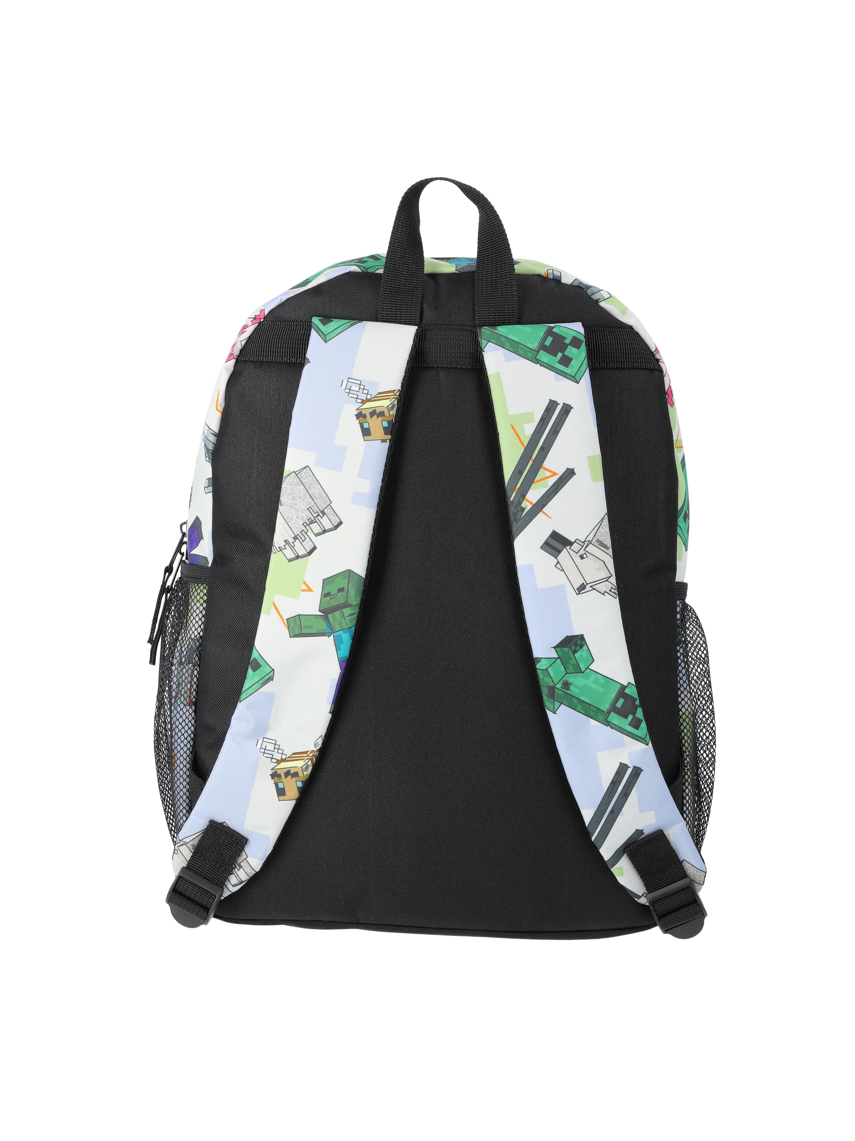 Minecraft Boys' 17" Allover Printed Backpack, Light Blue