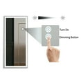 thumbnail image 3 of 22" x 48" Led Full-Length Luminous Mirror, Body Mirror With Antique White Frame, Smart Touch Button Control, Can Be Wall-Mounted Or Placed Against The Wall, 3 of 9
