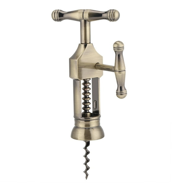 Sacacorchos Screwpull Antiguo Abrebotellas de Vino Multifunción Sacacorchos para Botellas Abridor Botellas de Vino Profesional EOTVIA No