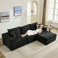 thumbnail image 4 of Kojooin 108" Modular Sectional Sofa - L Shaped Boneless Cloud Couch with 67.5" Chaise, Reversible L/R Facing, No Assembly Required, 4 of 9