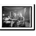 thumbnail image 2 of Historic Framed Print, Sec. of Navy Wilbur & Capt. W.J. Cluverius, his new aide, 2/25/26, 17-7/8" x 21-7/8", 2 of 9