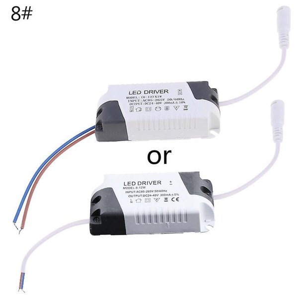 1 4-7/8-12/12-18/18-25w Transformador de iluminación del adaptador de fuente de alimentación del controlador LED