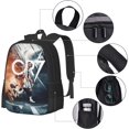 thumbnail image 2 of Soccer Player #7 Ronaldo Backpack 16.5 Inch For Daily Work Sport Outdoor Football Fans Laptop Bag-Style 19, 2 of 5