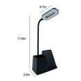 thumbnail image 3 of HIBIBUD LED Eye Protection Desk Lamp With 10 W Wireless Charger With Pen Storage Multifunctional Three-in-one,With Indicator,Black, 3 of 7