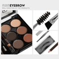 thumbnail image 4 of kurtrusly 6 Colours Eyebrow Contour Powder Kit with Eyebrow Brush Eyebrow Stencil Professional Eyebrow Powder Make Up Set, 4 of 9