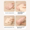 thumbnail image 5 of Space Saving Roll up Compression Bag 19.7X9.4 Inches, Self-Compressing Storage for Comforters, Travel, Closet, Wrinkle-Free Blanket Organizer, Reinforced Handles, No Pump, 50*34 Cm, 5 of 5