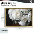 thumbnail image 4 of Stupell Industries Victorian White Flowers in Vintage Vase Gold Floating Frame Canvas Art, 31 x 21, by Petals Prints Design, 4 of 8