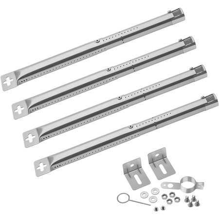 31CM to 44CM Universal Adjustable Burner Tube for Campingaz  Charbroil  Napoleon  FirePlus  Fire Mountain  Stainless Steel Gas Grill Burner Replacement Part for CosmoGrill and  3 Pack
