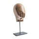thumbnail image 3 of Modelo de cabeza de maniquí, soporte para peluca, Base de mármol versátil y estable, altura de 41,5 cm para el hogar, salón, centro comercial, gorras Oro, 3 of 10