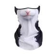 thumbnail image 3 of Polaina para el cuello DYNWAVEMX con mascarilla de verano diseño de Gato, 3 of 8