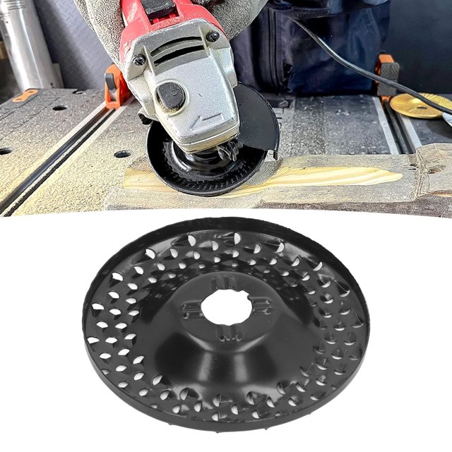 Disco De Pulido De Púas, Acabado Brillante, Fácil Instalación, Disco De Tallado De Madera De Acero De 65 Mn Para Proyectos De Carpintería De Bricolaje