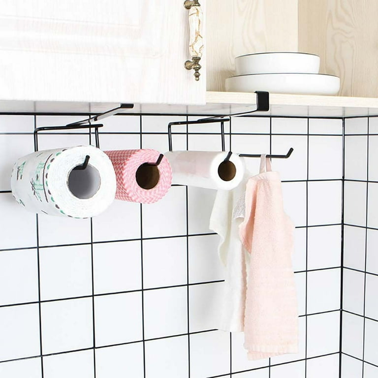 New Kitchen Cabinet Door Towel Rack Rag Gloves Holder Hanging Bar