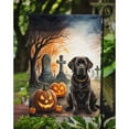 thumbnail image 3 of Chocolate Labrador Retriever Spooky Halloween Garden Flag 11.25 in x 15.5 in, 3 of 5