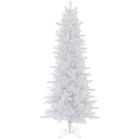 Vickerman Unlit 6.5' Crystal White Pine Artificial Christmas Tree Vickerman Unlit 6.5' Crystal White Pine Artificial Christmas Tree, Slim Artificial Christmas Tree - Walmart.com - Vickerman Unlit 6.5' Crystal White Pine Artificial Christmas Tree