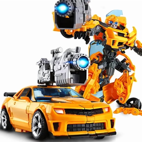 Juguetes de transformación Robot coche aleación de plástico YS04A Bumblebee Optimu Prim figura de acción serie de películas de Anime regalo de cumpleaños para niños