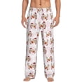 thumbnail image 2 of Goofa Dachshund Dog Puppy Printed Soft Pajama Pants for Men, Wide Leg Comfy Casual Lounge Yoga Pants-XX-Large, 2 of 9