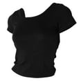 thumbnail image 1 of Camisetas de Mujer jinwen Chica con Cortas para Verano Diario Casual, 1 of 6