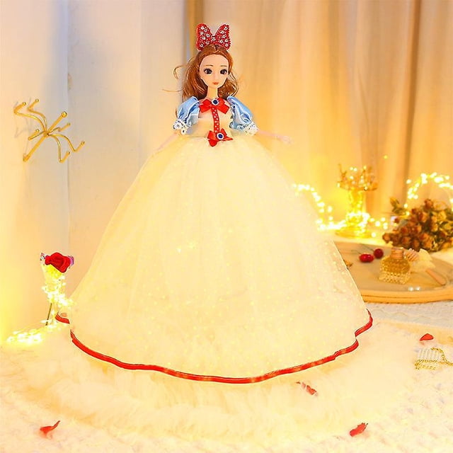Blancanieves Barbie muñeca juguete creativo caja de regalo niños niña Barbie juguetes ShuxiuWang 8390611681203