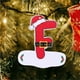 thumbnail image 3 of 26 adornos navideños de madera roja con letras | Colgantes del alfabeto para decorar el árbol de Navidad | Incluye letras de la A a la Z para personalizar el nombre, 3 of 3