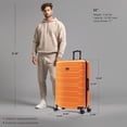 thumbnail image 3 of InUSA TREND 32" Extra-Large Hardside Lightweight Luggage with Spinner Wheels, Handle, Trolley, Orange, 3 of 6
