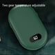thumbnail image 4 of Advancent Calentador de manos de invierno de 5200mah, calentador de pantalla Digital LCD recargable por USB del tesoro, banco de energía móvil eléctrico Suministros térmicos Rosado Advancent HA071666-02, 4 of 6