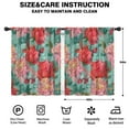thumbnail image 2 of Blackout Kids Curtains,Pioneer Flower Floral Print Pattern Childrens Insulated Curtains Set Of 2,Bedroom Essentials,Toddler Room Decor 42"x54", 2 of 5