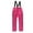 Pink, variant on NOKIO Boys Girls Unisex Classic Snow Bib Ski Pants Overalls Winter Snowsuit Toddler Snow Pant | Winter Ski Bibs W Cargo Stash Pocket | Insulated Convertible Snowsuit For Girls Big Girl Snow