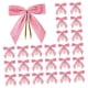 thumbnail image 4 of 24 adornos navideños con forma de corona de lazos, versátiles y decorativos. Rosa, 4 of 9