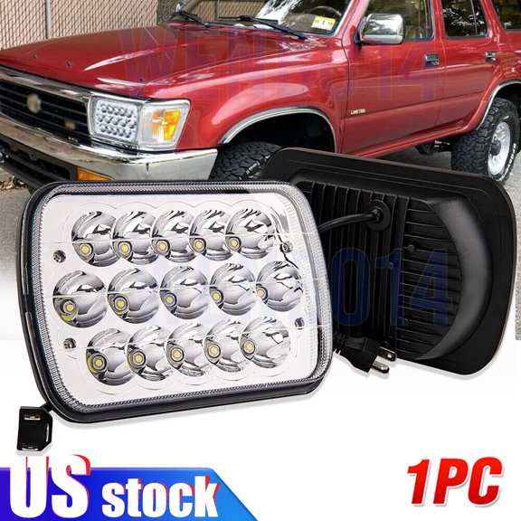 5x7" 7x6" LED Headlight Hi-Lo Beam Fit For Toyota Pickup 1982-1995 Truck 4Runner