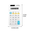 thumbnail image 3 of Pocket Calculator 8 Digit,Desktop Dual Power Battery and Solar,Desk Calculator with Large LCD Display for Office,School, Home and Business Use, 3 of 4