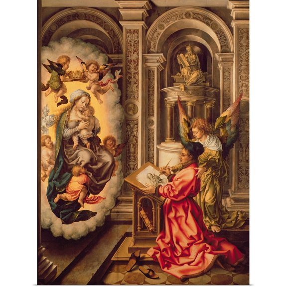 Great BIG Canvas | Rolled Poster Print entitled St. Luke
