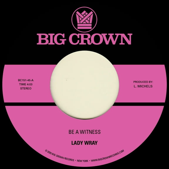 Lady Wray - Be a Witness B/W Best for Us - Music & Performance - Vinyl [7-Inch]