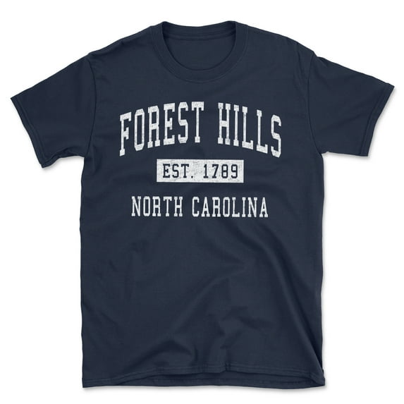Forest Hills North Carolina Classic Established Men's Cotton T-Shirt