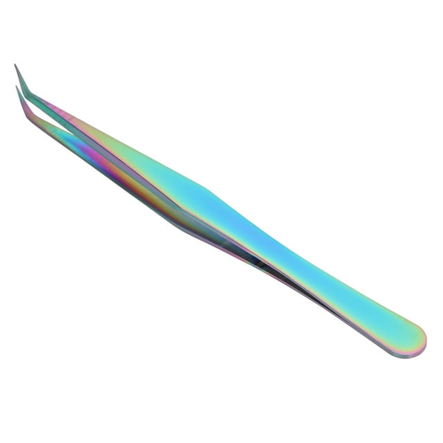 Pinzas para extensiones de pestañas BuyWeek profesionales de Acero inoxidable