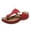 Red, variant on OAVQHLG3B Womens Sandals Sandals Women Solid Color Summer Flip Flops Thick Heel Slippers Hollow Casual Shoes