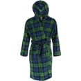 thumbnail image 1 of Wanted  Fleece Hooded Flannel Robe (Men's), 1 of 3