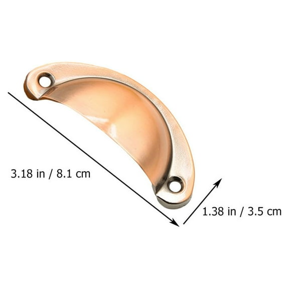 WHAMVOX  12 Pcs Handle Brushed Nickel Knobs for Cabinets Kitchen Red