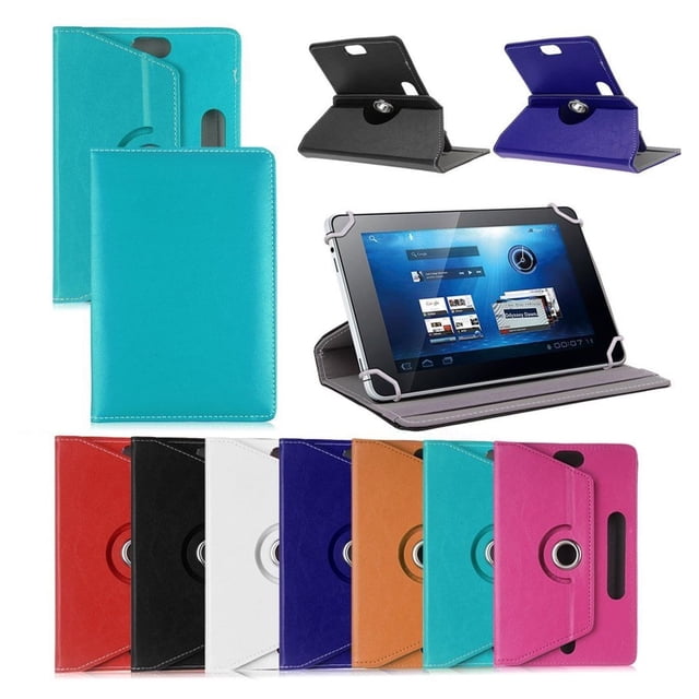 ZTGD - Funda protectora de piel sintética con tapa abatible para iPad de 7, 8, 9 y 10 pulgadas
