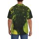 thumbnail image 3 of Fotbe Screaming Horror Art Camisa Estampada de Manga Corta para Hombre, Casual de Verano, Estilo Playero, Sin Arrugas-Small, 3 of 5