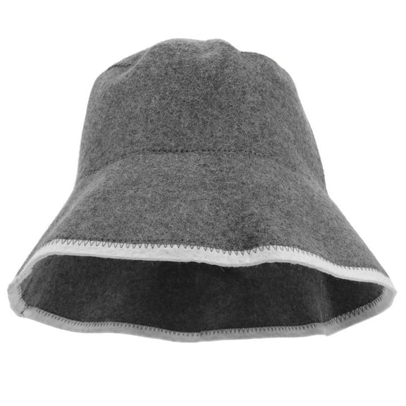 Alvinma Thick Sauna Hat Water Absorbent Sauna Hat Breathable Sauna Wool Hat Supple Sauna Hat
